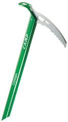 CAMP Corsa 50cm trekking pole provides lightweight stability on snow hikes.