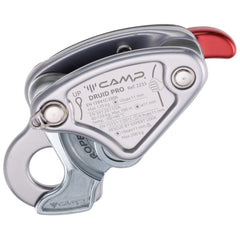 CAMP Druid Pro Descender trigger deactivation enabling quick rope feeding under light load.
