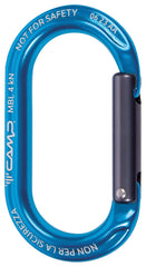 C.A.M.P. Ekto sky blue carabiner for professional use, lightweight and durable, ideal for non-safety tasks.