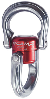 CAMP Enigma openable swivel enabling direct metal connections.