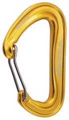 CAMP Nano 22 carabiner with wide gate for easy clipping and ultra-light performance.