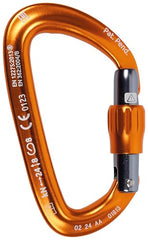 CAMP Orbit Lock Carabiner for anchor-rigging setups promotes reliable fast connections