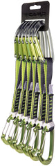 CAMP Orbit Mixed Express KS 6 Pack close-up shows lightweight aluminum quickdraws for sport climbing