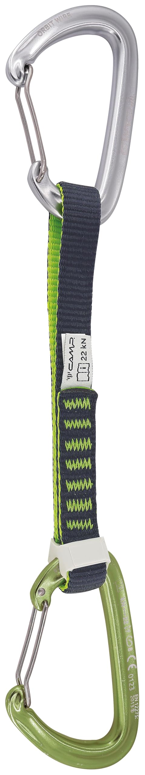 CAMP Orbit Wire Express KS Quickdraw 18cm for fast sport climbing clips.