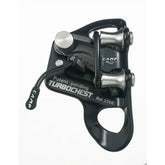 CAMP Turbo Chest Ascender with two proprietary rollers for a smoother rope interface.
