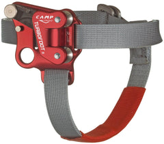 CAMP TurboChest red closure rope alignment image shows secure setup during traverses.