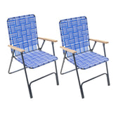 CAMPGO steel folding chair grey open view, ideal for versatile outdoor seating.