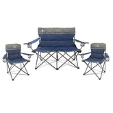 CAMPHILL camping chair set sofa and two chairs ready for family outdoor gatherings.