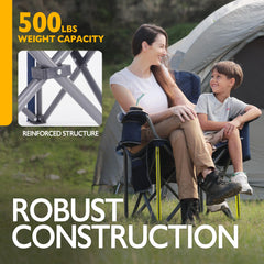 Camphor Designs chair frame highlights sturdy construction and easy setup