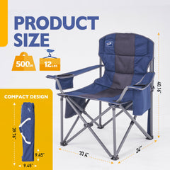 Camphor Designs chair seat shows breathable fabric for comfortable summer seating