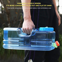 Camping Car Water Container lightweight and compact for travel.