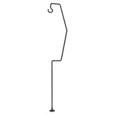 21.1in camping lantern stand with magnetic base provides sturdy outdoor lighting support.