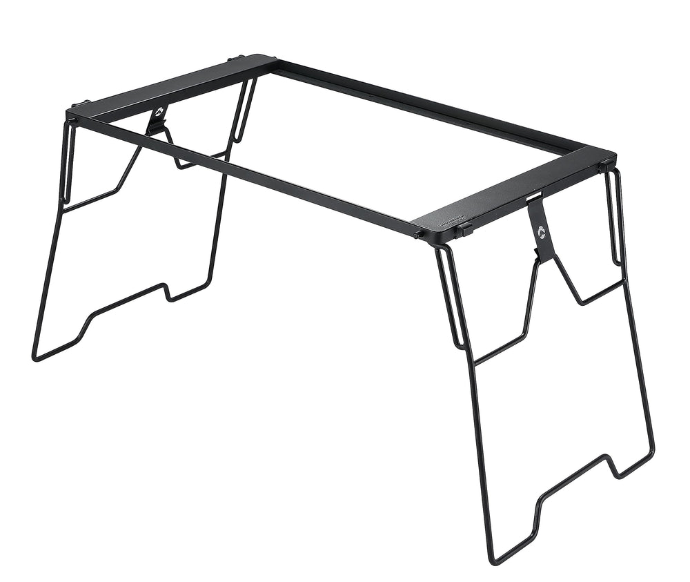 Camping Moon CK-3650-T38 bridge-top attached to a shelf for flexible cooking space