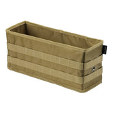 Camping Moon side storage bag attached to chair for quick access