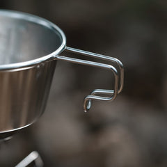 CampingMoon Sierra Cup 450ml capacity suits drinks and small meals.