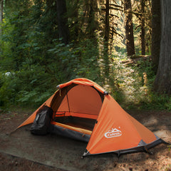 Camppal 1Person tent interior space highlighting roomy single-person layout