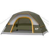 CAMPROS CP 4-person tent exterior dome setup for quick family shelter