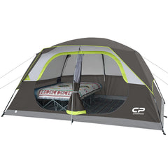 CAMPROS CP 8-person interior view showing tall headroom for easy dressing and movement.