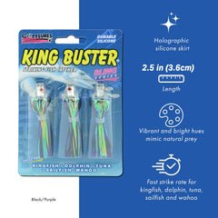 C&H Lures King Buster Bling on strip rig enhances movement and color