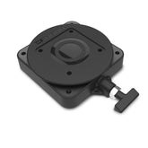 Cannon 2207003 low-profile swivel base on deck for stable downrigger mounting.