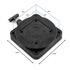 Cannon 2207003 pre-drilled installation simplifies deck setup.