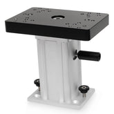 Cannon 6-inch swivel-base pedestal, top view, flexible 360-degree trolling