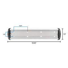 Cannon aluminum mounting track locking groove ensures twist-free accessory mounting.