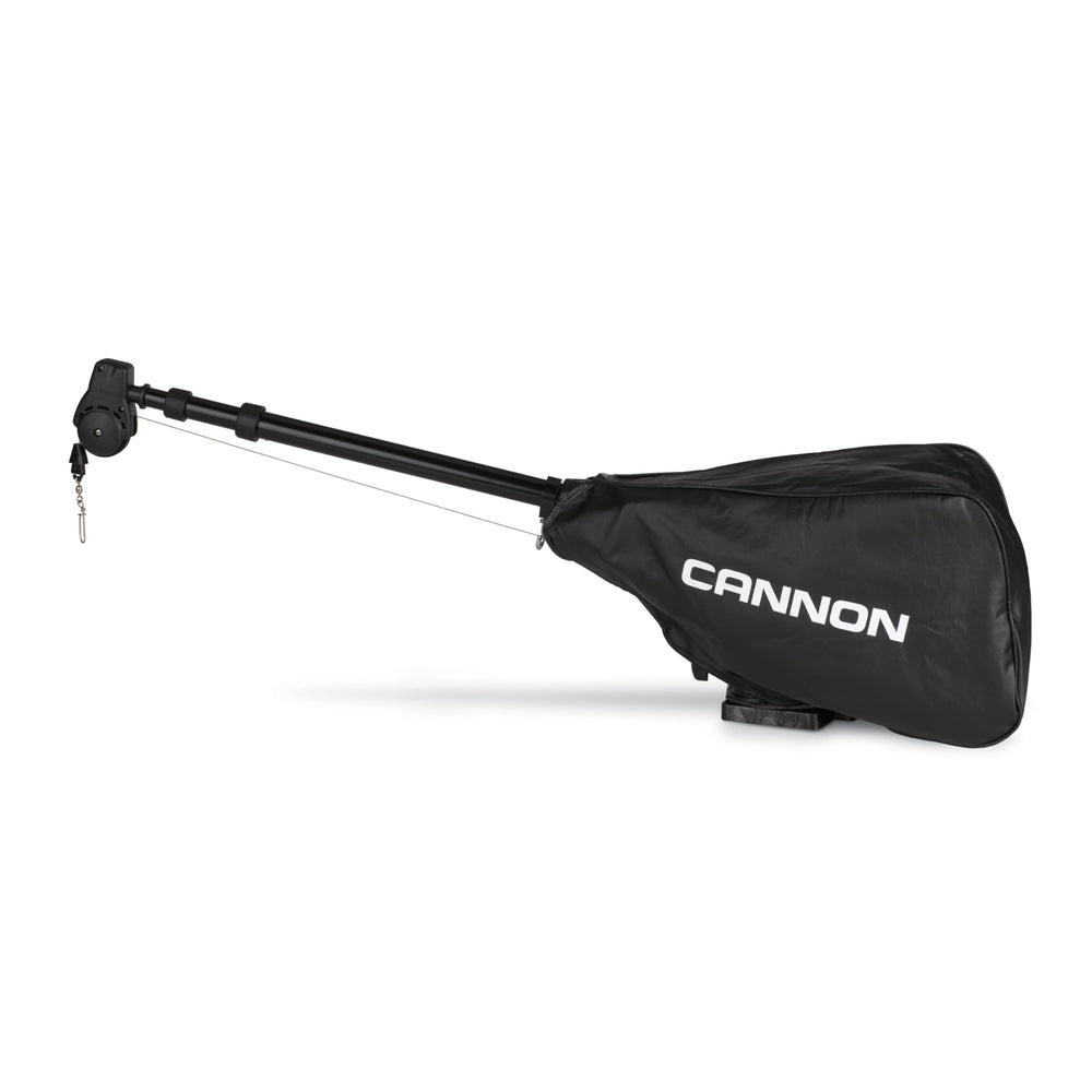 Cannon downrigger cover offers all-weather protection against sun and spray
