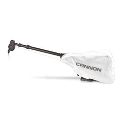 Cannon Downrigger Cover with protective material guards electronics in all weather conditions.