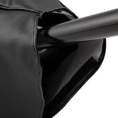 Cannon downrigger cover with secure-fit attachment stays in place during transport