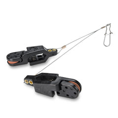 Cannon Offshore Stacker line release in action, enabling multi-line trolling with cleaner line management.