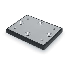Cannon Rod Holder Deck Mounting Plate keeps downriggers stable on gunwale or transom