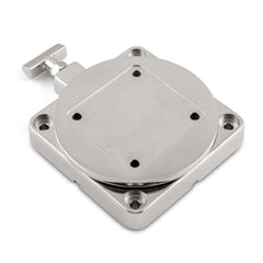 Cannon rotation 22.5 degree swivel base enables precise downrigger positioning.