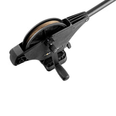 Cannon Uni-Troll 5 one-hand clutch enables precise bait positioning with controlled descent.