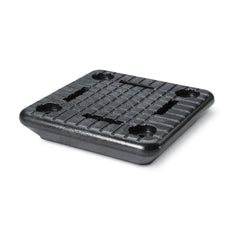Cannon Uni-Troll mounting base in black composite, rugged and durable for secure downrigger setup.