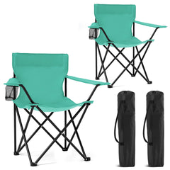 Canpsky blue folding camping chair is lightweight and easy to transport.