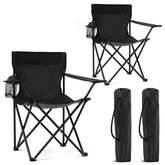 Canpsky portable camping chair with folding design and cup holder for easy outdoor seating.
