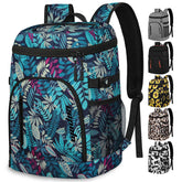 Capolo Cooler Backpack 30 Cans full setup for travel and picnics keeps beverages cold.