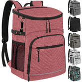 Capolo cooler backpack waterproof fabric stands up to rain for outdoor adventures.