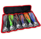 Capt Jay 9-inch trolling lure – 8-piece package, mixed colors