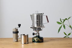 Captain Stag percolator lid-knob polycarbonate close-up for durable lid safety.