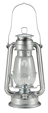Captain Stag UK-513 CS Oil Lantern front view highlights rugged iron body for outdoor reliability.