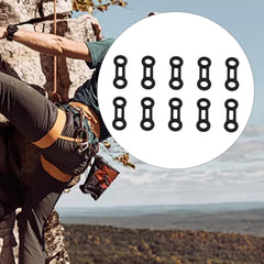CAQYPVH belay rigging stopper gear shown in use on a belay setup