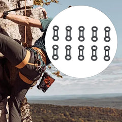 CAQYPVH silicone descender links ready for easy rappelling rigging.