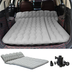 SUV-Grey car air mattress ready for quick inflation and on-the-go comfort