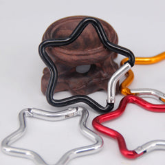 Caralin star shaped clip adds organization to backpacks and bags