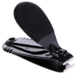 Caralin stainless steel fishing line nipper in black - close-up