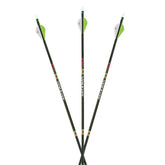 Carbon Express Maxima XRZ 250 arrows assembled for hunting precision and consistency.