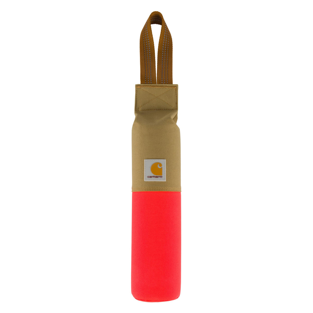 Carhartt Pet Training Tool dog retrieving bumper hunter orange for fetch visibility.