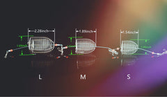 Carp bait cage feeder basket - size M